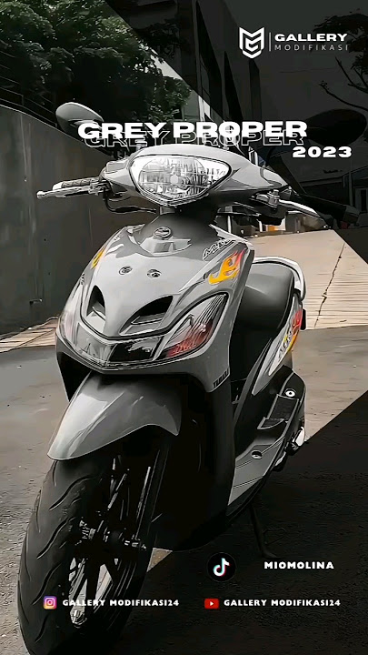 Grey Properlook || Mio Sporty Modifikasi #gallerymodifikasi #miosporty