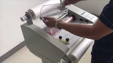 FM-360 Hot and Cold Roll Laminator with Adjustable Speed and Temperature and Reverse Function