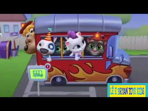 Jogo do Tom e amigos/ cuidando dos filhotinhos,gatinho, gata Ângela e  +.Ep.2 [Talking Tom Friends] 