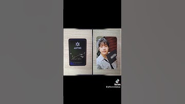 Some of the cards had autographs with the members group Astro