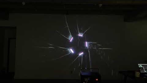 Experiments with Laser Projecor + Projection Mapping