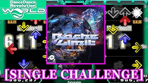【DDR WORLD】 Roche Limit / Felysrator [SINGLE CHALLENGE] 譜面確認+Clap