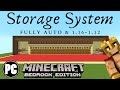 Minecraft Full Auto Sorting System - 1.16/1.12