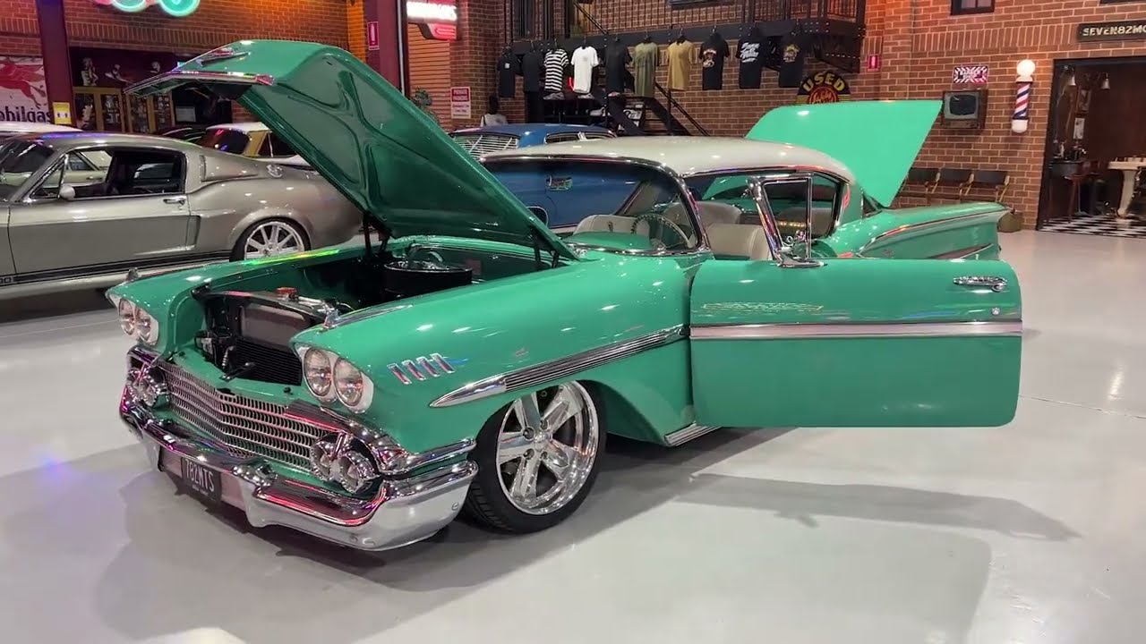 1958 Chevrolet Impala Coupe Resto Mod for sale by auction at SEVEN82MOTORS