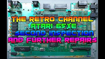 Atari 65XE repair Part 2, a new CPU and keyboard matrix repairs