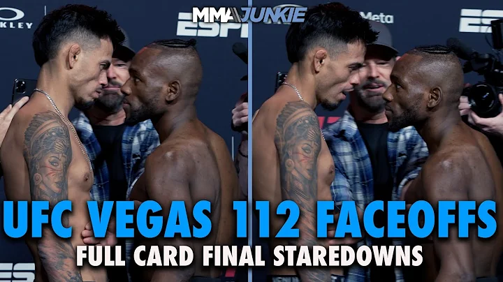 UFC Vegas 112 full card final faceoffs: Brandon Royval vs. Manel Kape | UFC on ESPN 73