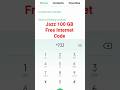 #jazz 100 GB Free Internet Code