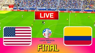 USA vs COLOMBIA - Final Copa America 2024 | Full Match All Goals | Live Football Match