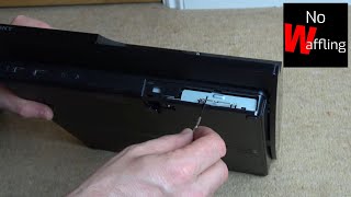 How to Take Out / Put In Hard Drive from PS3 Slim - Beginners guide