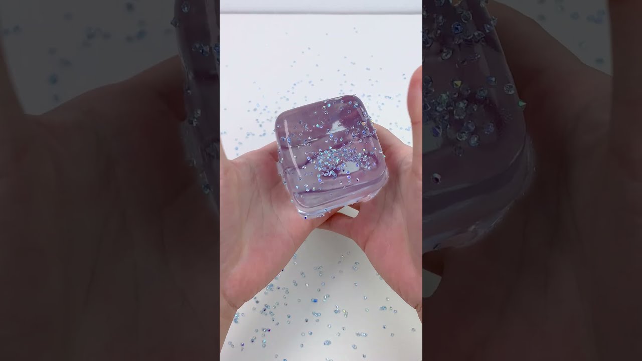 FUFUSQUISHY ASMR Blue Crystal Round Cube