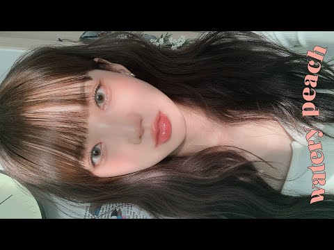 속건조 생길 수가 없는 촉촉 물복 메이크업🍑 (가닥래쉬 / 어뮤즈 신상립펜슬 + 젤핏틴트)
