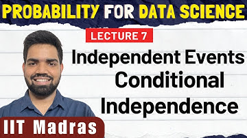 7. Independent Events | Conditional Independence | #fodo #ai #fodoai #datascience #hindi