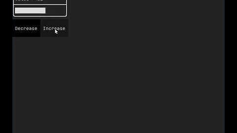 FTXUI animated button