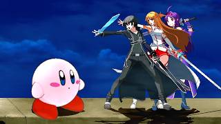 Kirby Vs. Team SAO - A Level One Slime!?