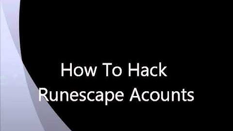 How to hack a Runescape Account (July 2011) WORKS!