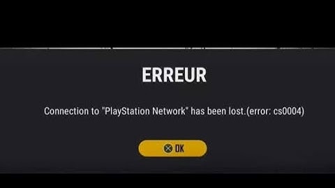 Fix Connection to Playstation Network has been lost PUBG | Error cs0004 pubg Connection playstation