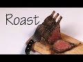 Whats for dinner standing rib roast  polymer clay tutorial