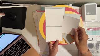 Cutting Scrapbook Simple SVG with Cricut using CTMH Dream Maker Paper  and Cardstock Pack