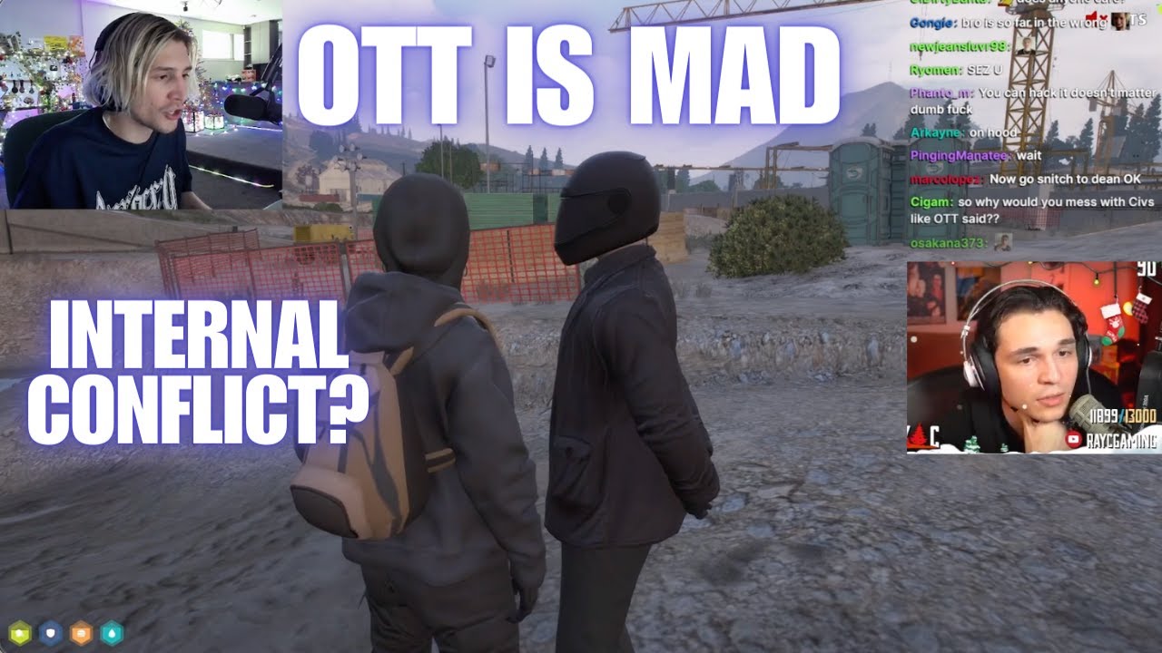 OTT Is Mad After X & Ray Decide To Start Conflict With Polam Crew Without Him | NoPixel 4.0 GTA RP