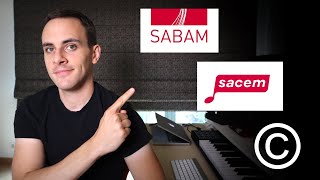 SABAM, SACEM, droits d'auteur, protéger sa musique : comment ça marche ?