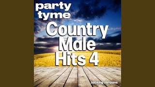 Make You Miss Me made Popular By Sam Hunt backing Version