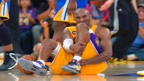 04/12/2013 Kobe Bryant Postgame Interview About Injury (Torn Achilles)