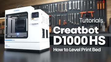 CreatBot D1000 HS Tutorial – Bed Leveling (Step-by-Step)