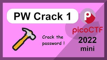 Beginner picoMini 2022 - General Challenges - PW Crack 1