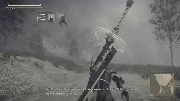 NieR Automata: Gameplay Walkthrough: Part 36 - Engels Boss Fights - Route B