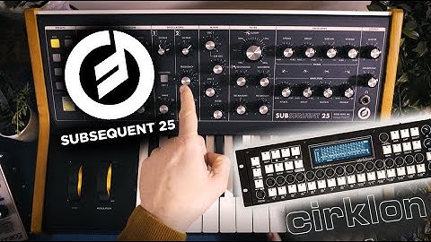Moog Subsequent 25 Analogue Synth Demo & Cirklon MIDI Workout!