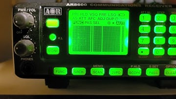 AOR AR8600 LCD  - For  シドニー国際空港 航空無線