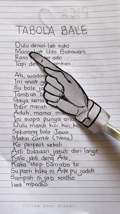 Tabola bale lirik #lirik #tabolabale #lagu