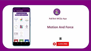 Motion and Force | Physics MCQs | Physics MCQs with Answers | Test preparation MCQs screenshot 4
