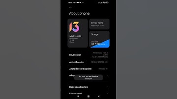 redmi note 10 pro developer options