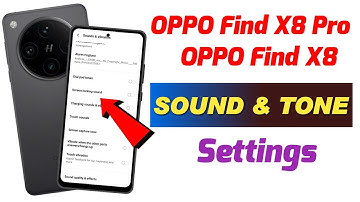 oppo find x8 pro sound & tone settings !! oppo find x8 5g sound & tone settings