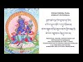 Alabanza a las 21 Taras   Cantado por S S  17º Karmapa Ogyen Trinley Dorje