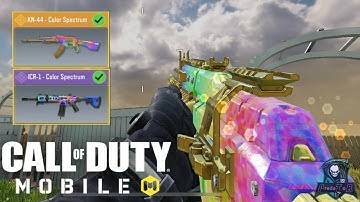 *NEW* Spectrum Draw Redux Unboxing | KN-44 & ICR-1 "Color Spectrum" Unlocked + Gameplay | COD Mobile