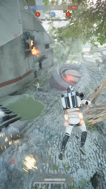 Clone kills every clanker he sees, even a Sith Lord