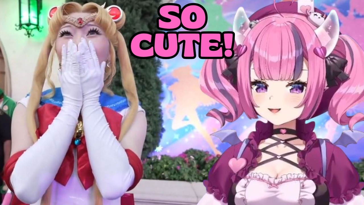 Mouse and Sailor Moon Fangirl Over Each Other (Universal Fan Fest 2026)