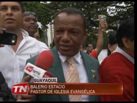 Realizaron asamblea y marcha contra el matrimonio civil igualitario