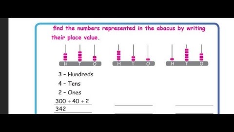 Std 3 Term 1 Maths Unit 2 Numbers | Expanded from, abacus and skip counting book page no 14 and 15