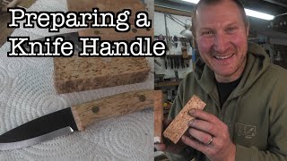 Knifemaking  Preparing Wood for a Knife Handle