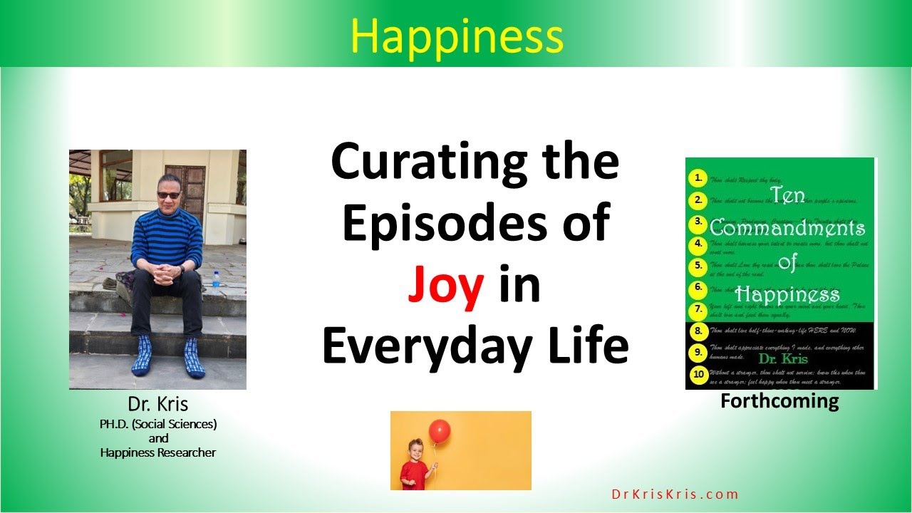 Curating Episodes of Joy in Everyday Life - YouTube