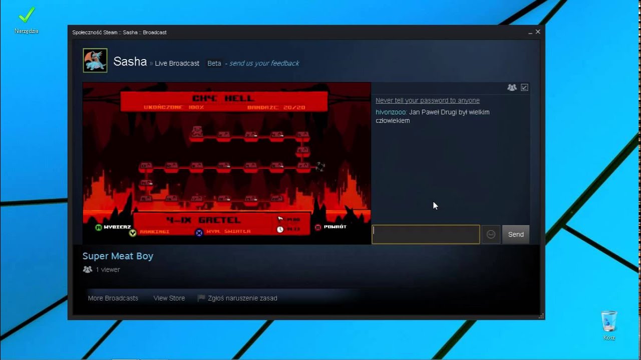 Steam Broadcast test with OBS - YouTube