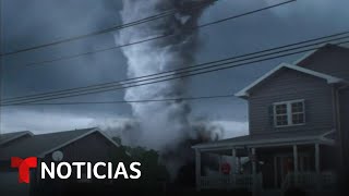 Millones de personas están amenazadas por poderosos tornados. Así se forman | Noticias Telemundo