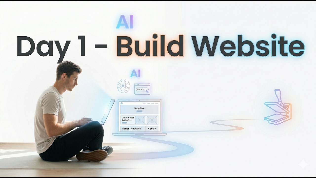 Day 1: I Built a Website Using AI (No Coding) - YouTube