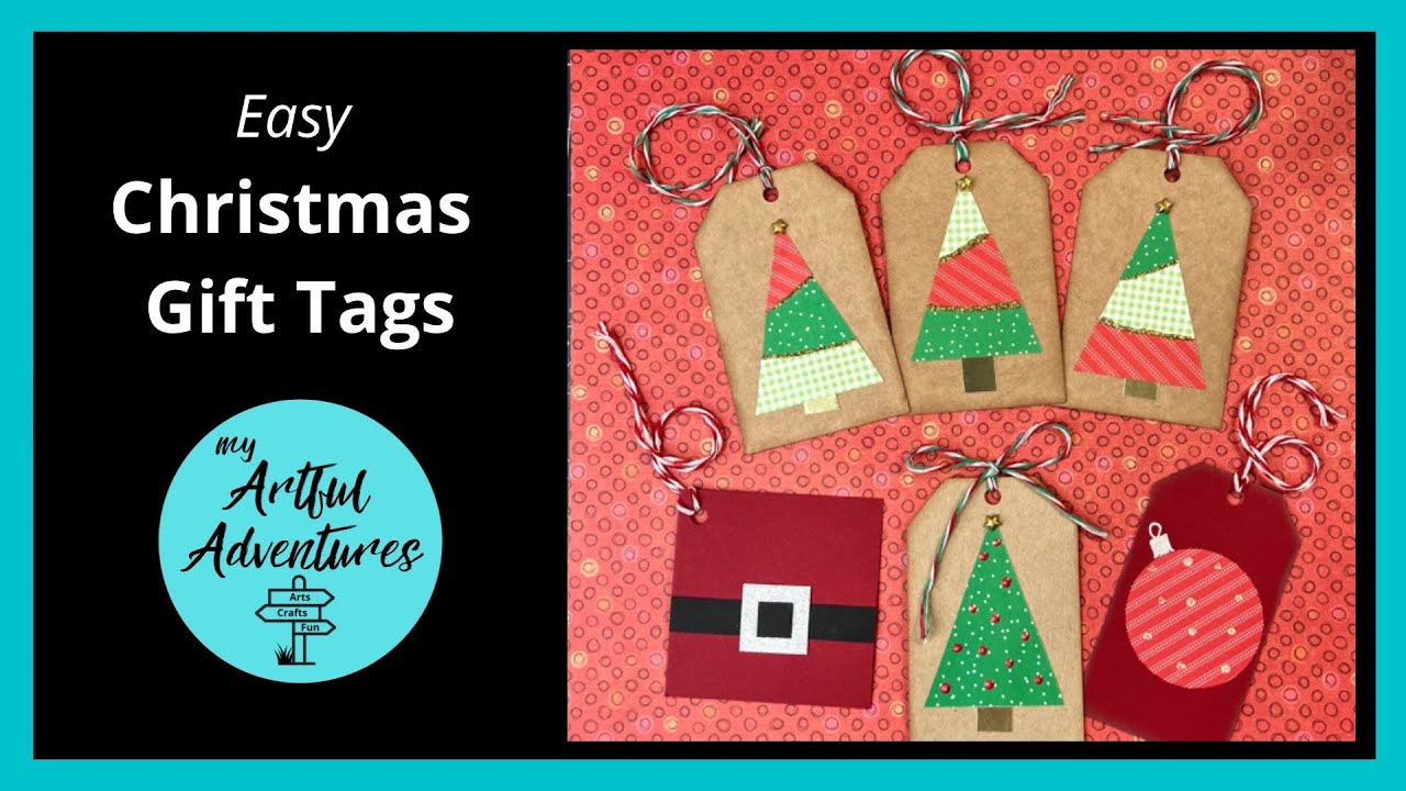 Easy Christmas Gift Tags - YouTube