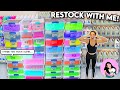 RESTOCK MY SLIME SHOP WITH ME! *i made WAY TOO much slime AGAIN*