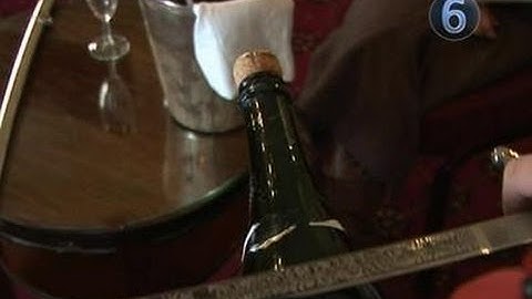 How To Pop Open Champagne With A Sword