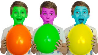 Magic Colored Ballon &amp; More Funny Kids Pretend Play